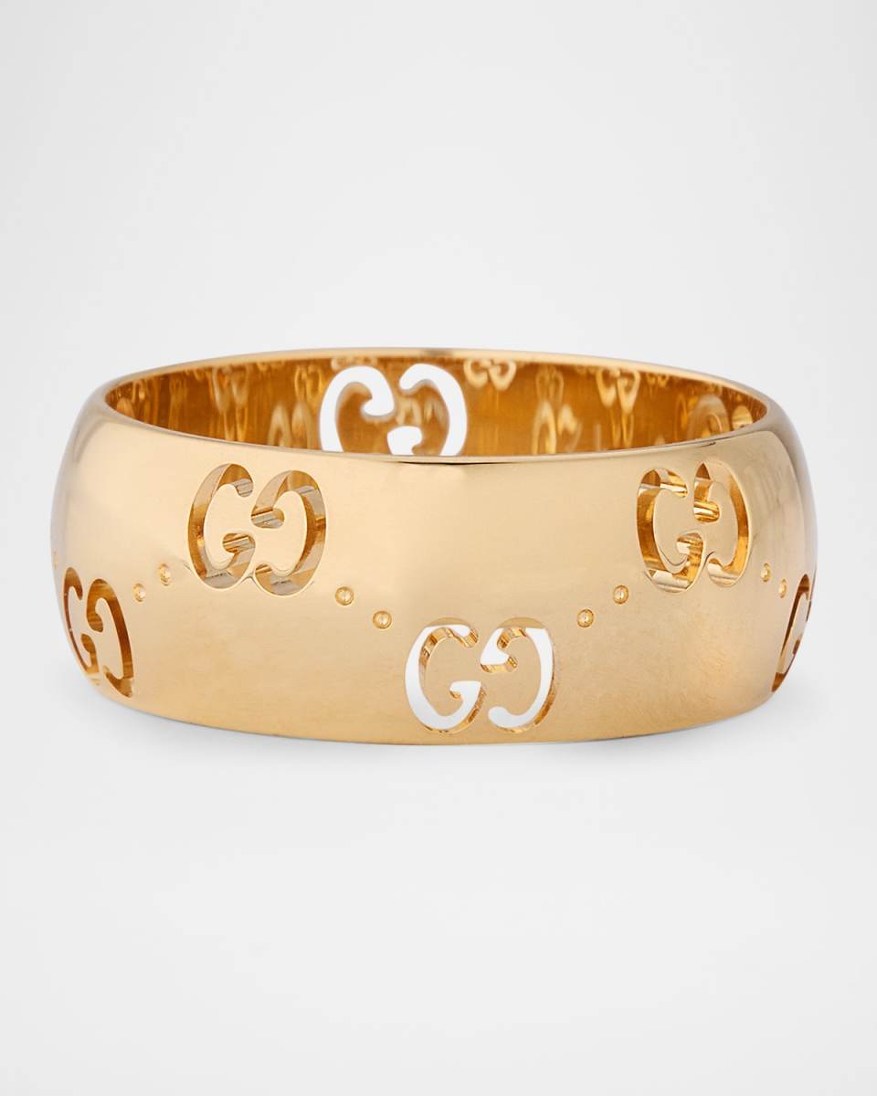 Icon 18K Yellow Gold GG Wide Ring